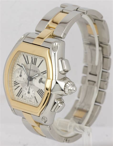 mens cartier roadster watch|cartier roadster two tone men's.